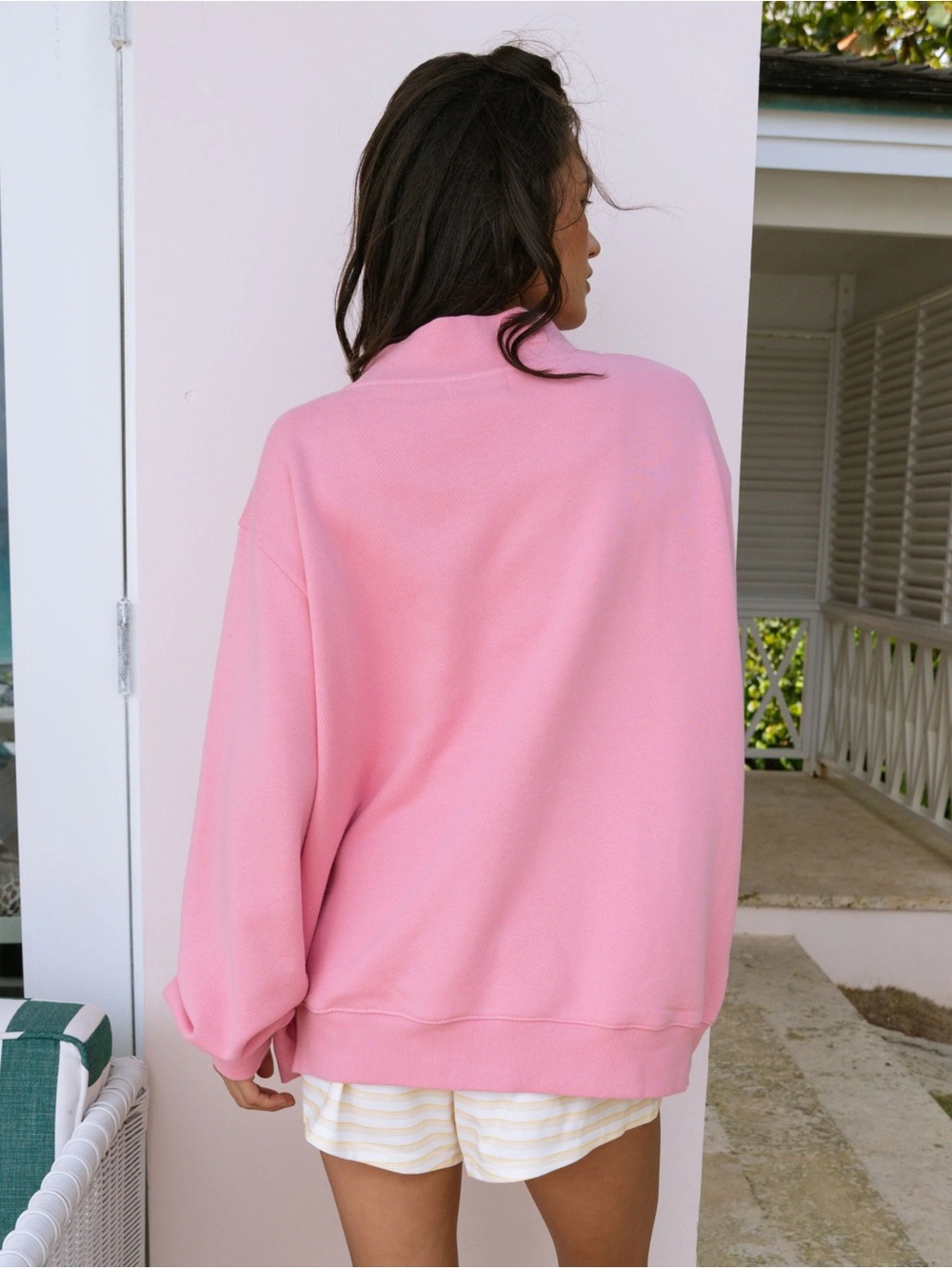 NWT Parke Summerland Mockneck in Starburst- size S/M - Picture 4 of 6